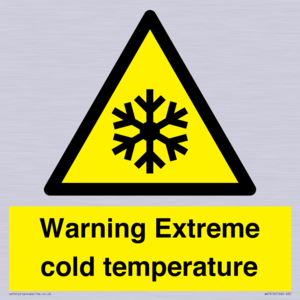 Warning Extreme cold temperature